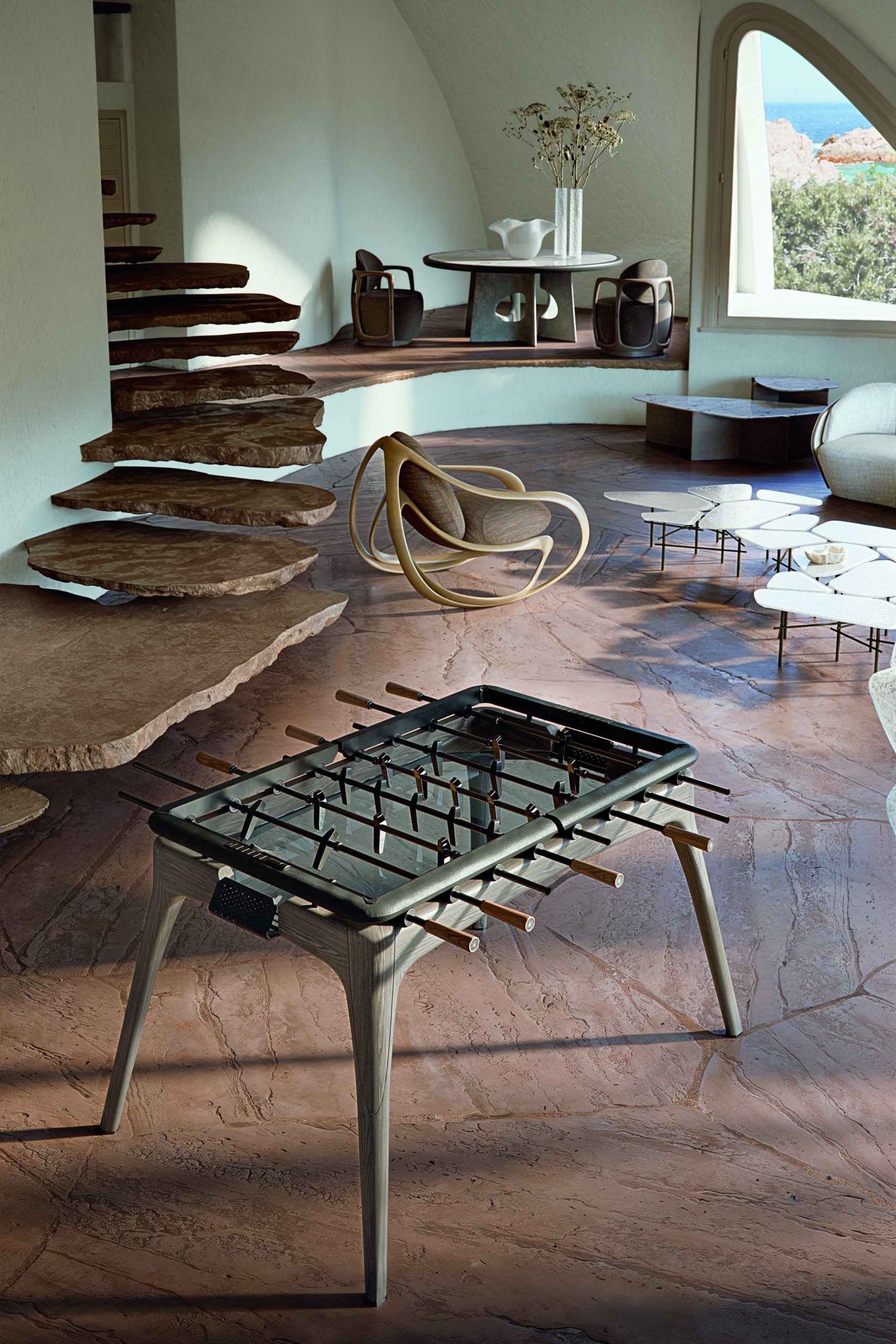 Salle à manger · Costa Paradiso, architecture Dante Bini