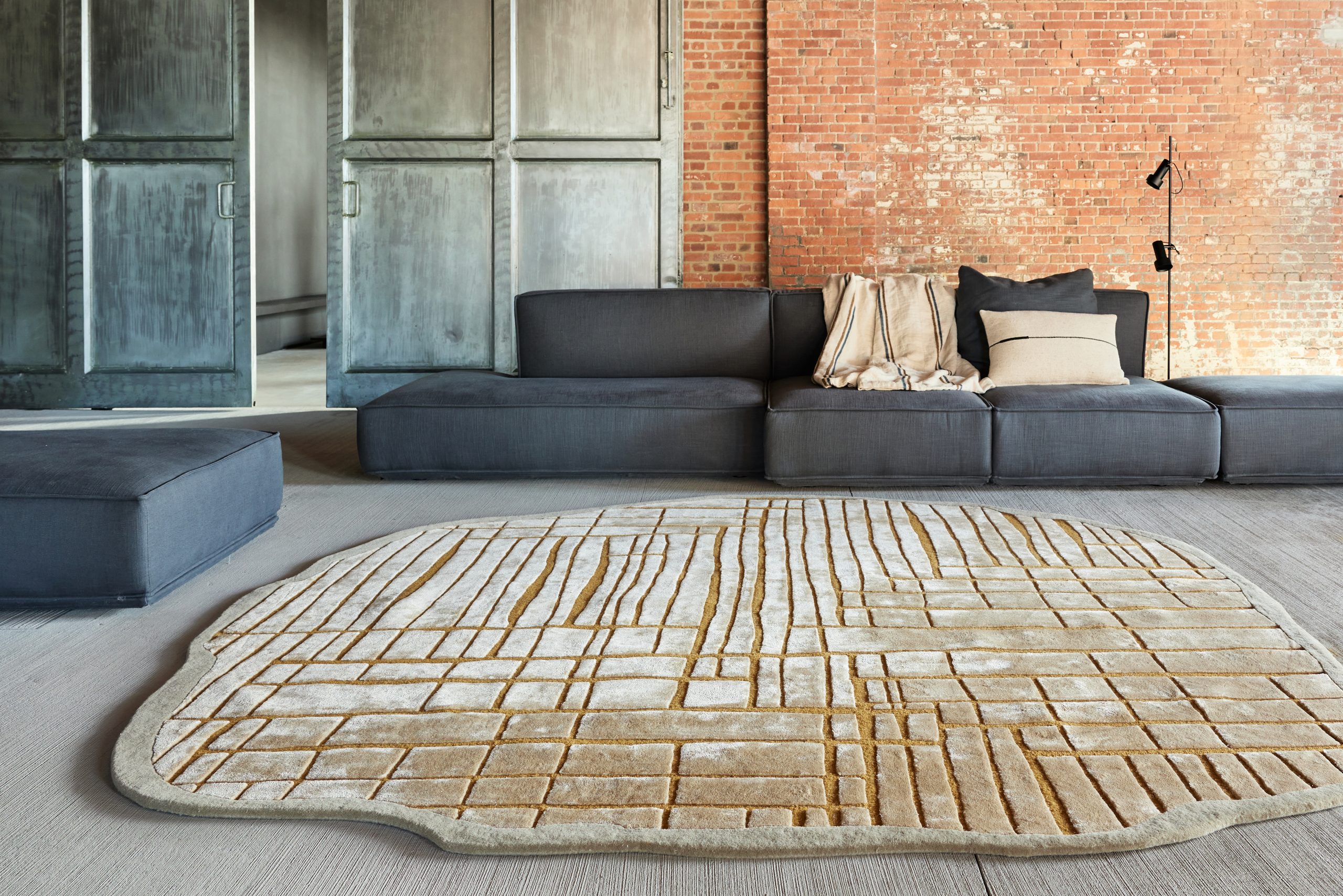 Tapis Kigumi · coloris frêne