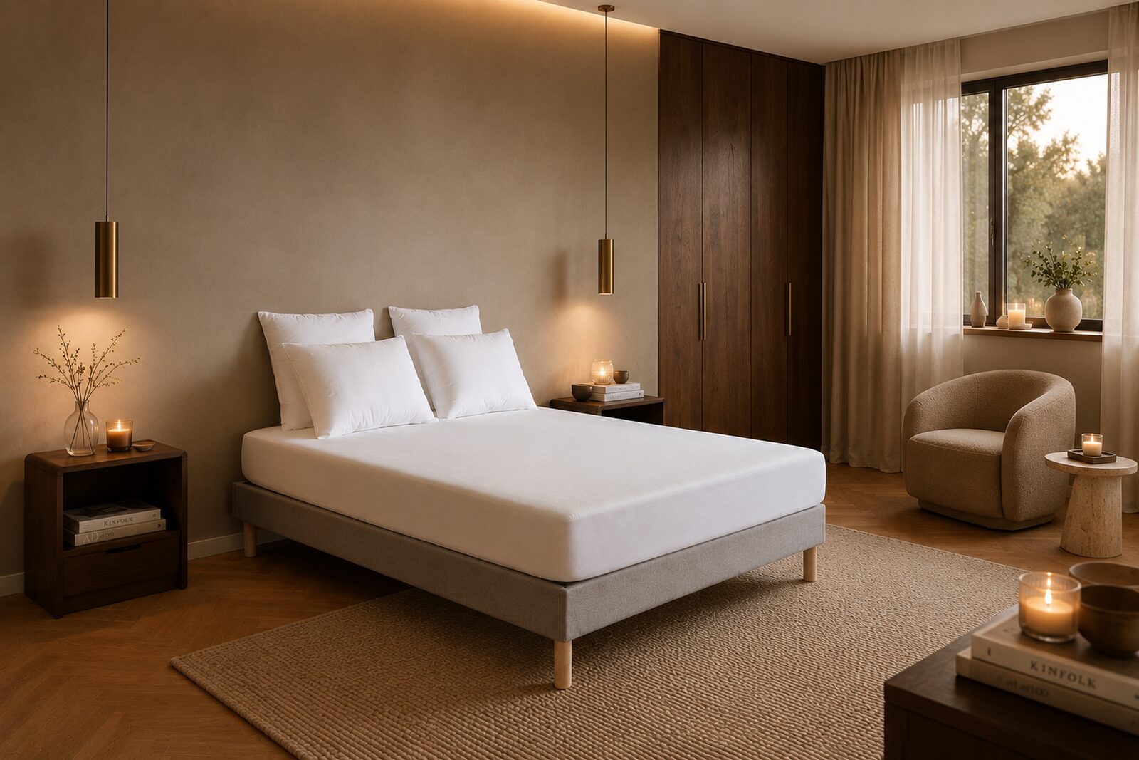 Protège-matelas molleton polaire