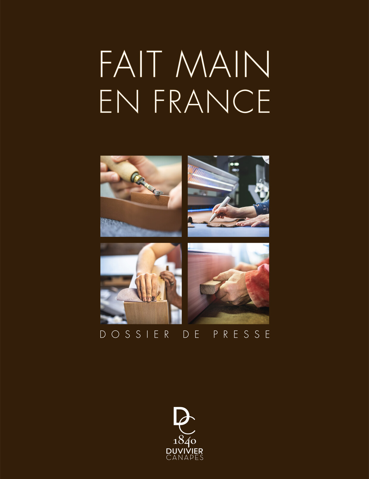 Dossier de presse DUVIVIER CANAPÉS