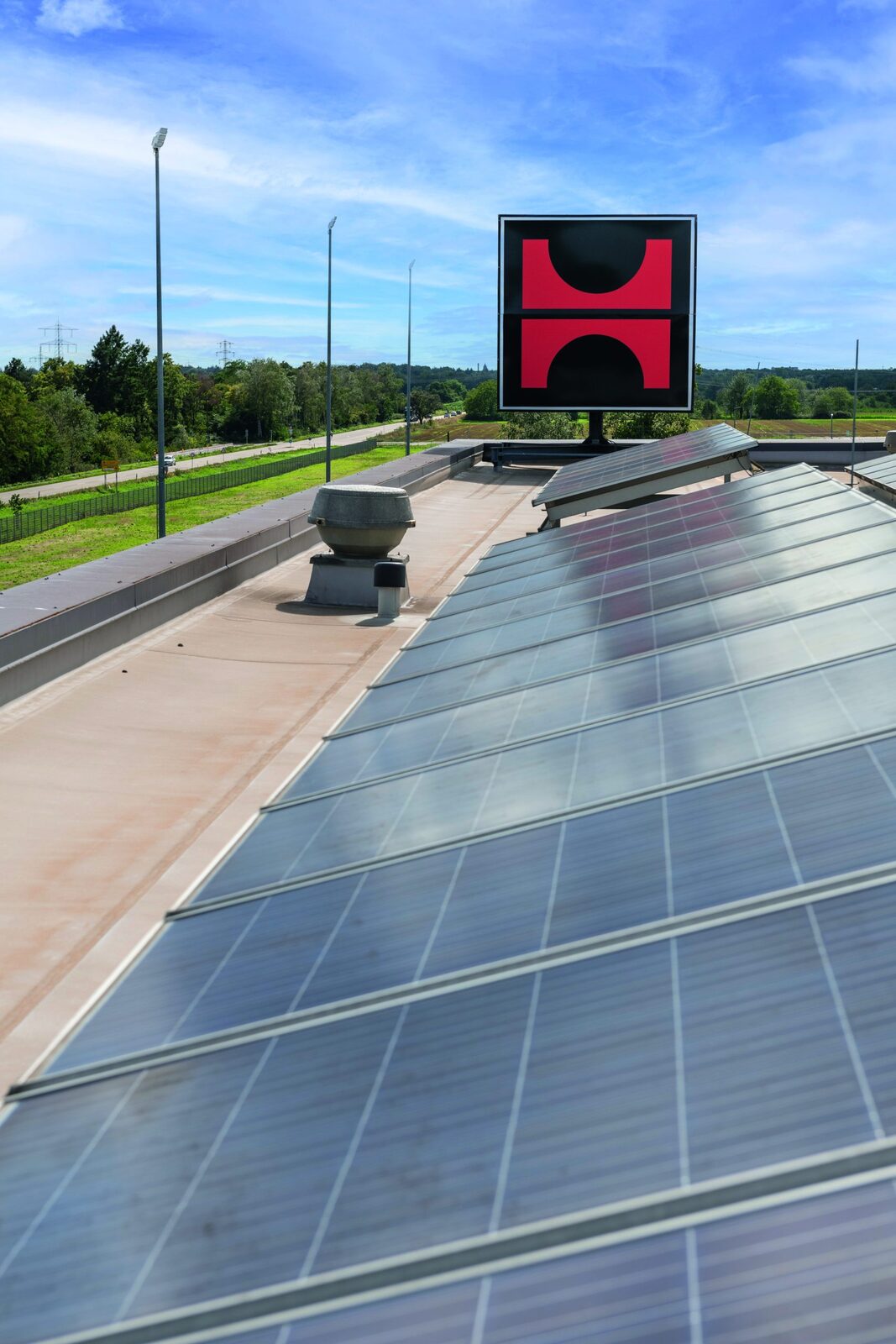 Panneaux solaires de l'usine d'Ötigheim